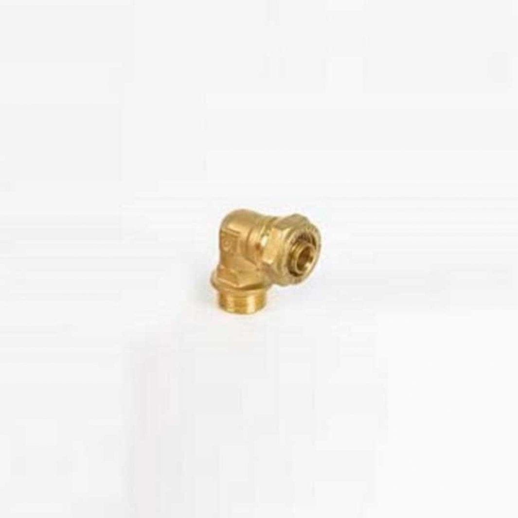 Høiax Albue pex utv gjenge 3/4"x22mm Høiax Rørdeler tappevann HO-5125203