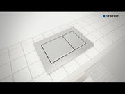 Geberit Omega20 Firkantet Betjeningsplate