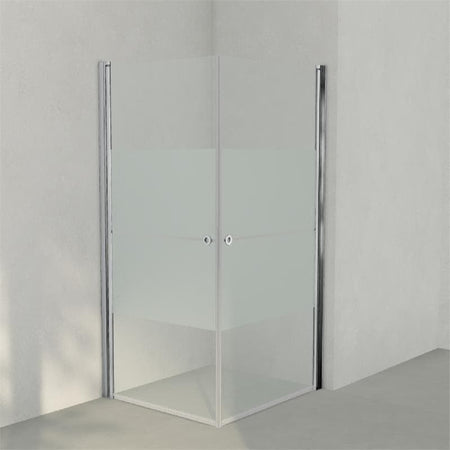 INR Dusjhjørne LINC ANGEL Frostet / Stripe Glass