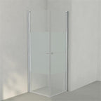 INR Dusjhjørne LINC ANGEL Frostet / Stripe Glass