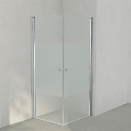 INR Dusjhjørne LINC ANGEL Frostet / Stripe Glass