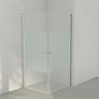 INR Dusjhjørne LINC ANGEL Frostet / Stripe Glass