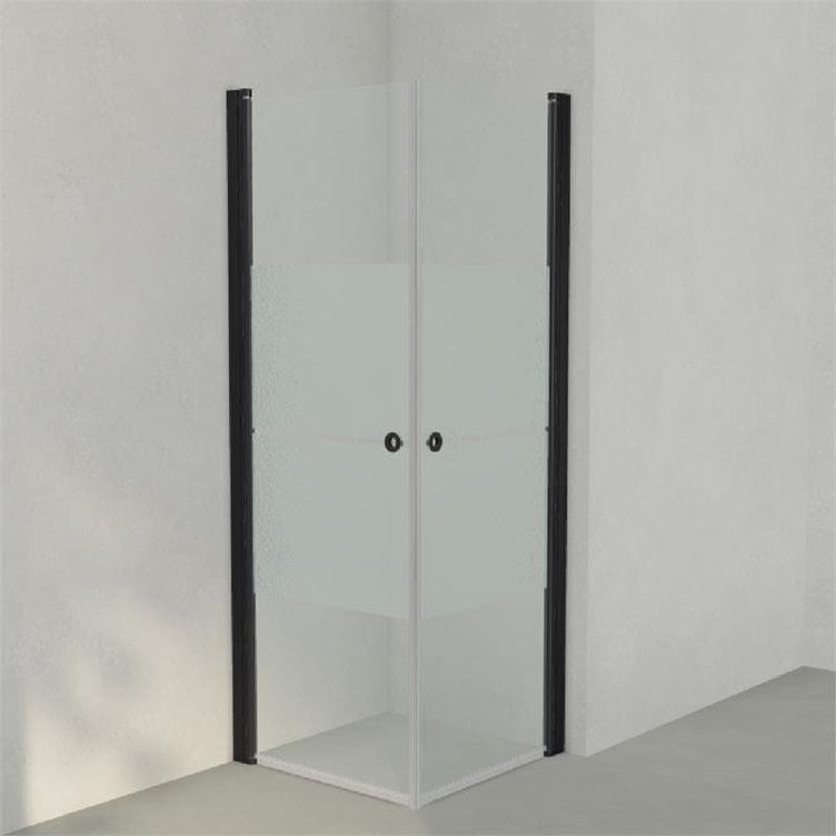 INR Dusjhjørne LINC ANGEL Frostet / Stripe Glass