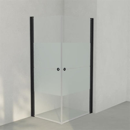 INR Dusjhjørne LINC ANGEL Frostet / Stripe Glass