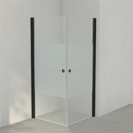 INR Dusjhjørne LINC ANGEL Frostet / Stripe Glass