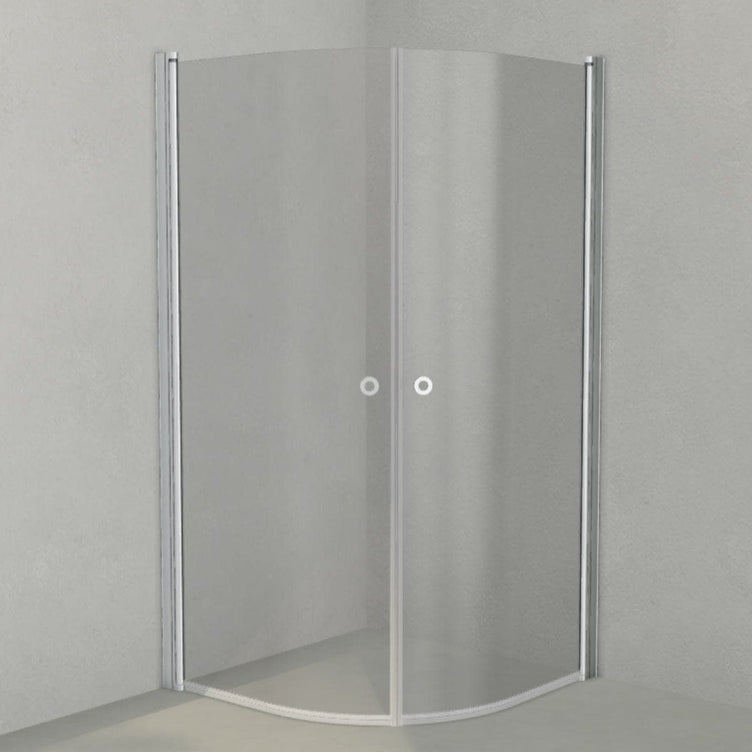 INR Dusjhjørne LINC NIAGARA Grått Glass