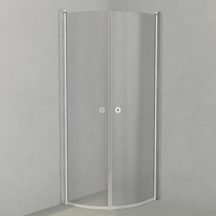 INR Dusjhjørne LINC NIAGARA Grått Glass