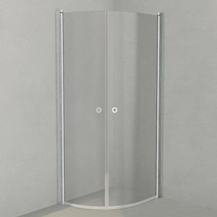 INR Dusjhjørne LINC NIAGARA Grått Glass