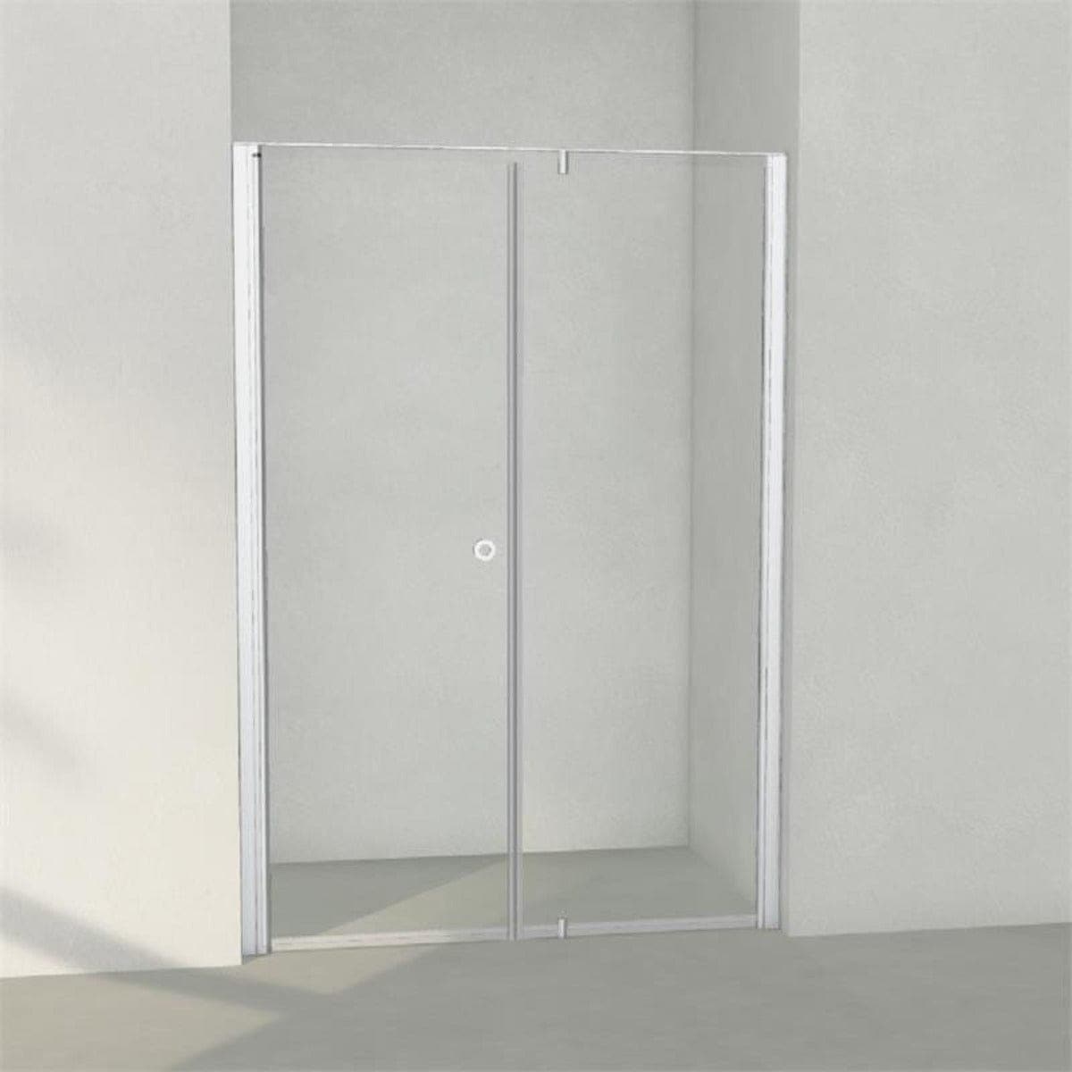 INR Dusjnisje LINC 4 Måltilpasset Matt aluminium / Måltilpasset - venstre / Timeless klart glass INR Iconic Nordic Rooms Dusjnisje INR-504111900