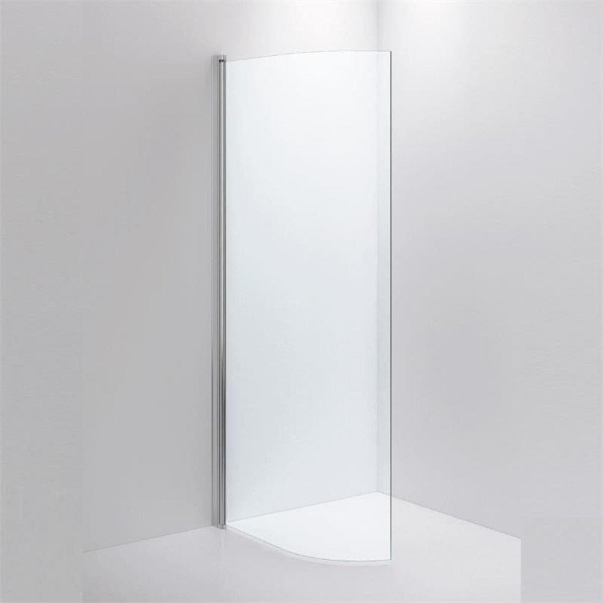 INR Dusjvegg LINC JOSEPHINE B78 og B88cm Matt aluminium / 88cm / Timeless klart glass INR Iconic Nordic Rooms Dusjvegg INR-55811990