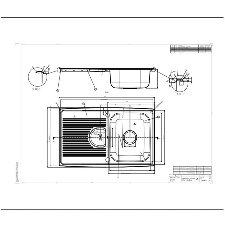 Intra Horizon 815SR Kjøkkenvask