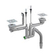 Intra Smartloc Kjøkkenvannlås for Frame 2 x oppløftsventil Intra Vannlås AH-6320139