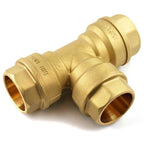 Isiflo T-rør med 3 Kuplinger Type 125