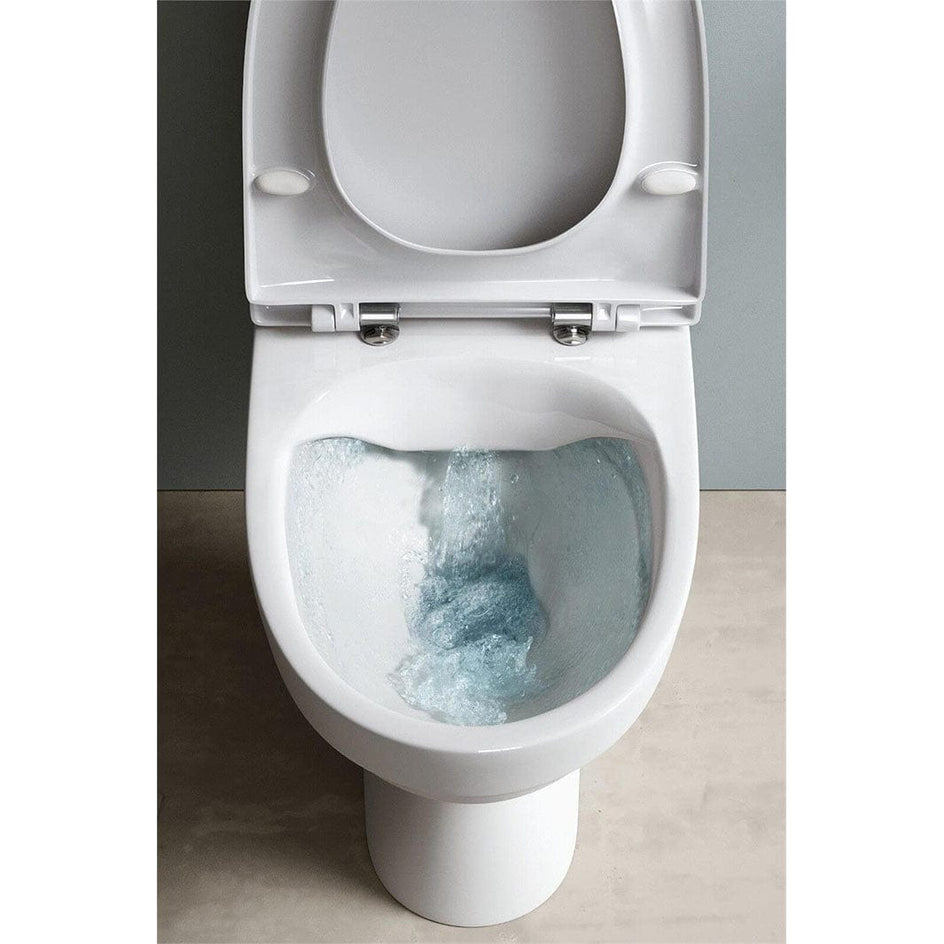 Laufen Kompas 827155 Toalett Rimless Hvit Laufen Gulvstående toalett LA-6122504