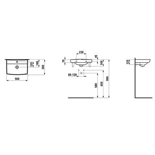 Laufen Pro N Servant 50-56 Vegghengt