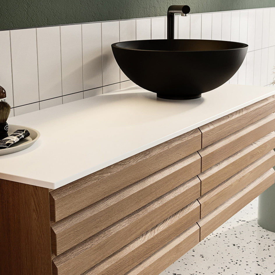 Linn Bad Corian Benkeplate til Selma Linn Bad Benkeplate bad