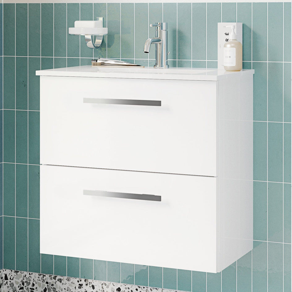 Linn Bad Ingrid Smal D35cm Servantskap Linn Bad Servantskap