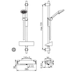 Oras Optima Dusjsett m/Dusjbatteri 7169