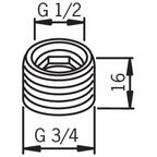 Oras Overgang 109632 - 1/2"x3/4"
