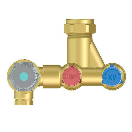OSO Kombiventil for undermontasje UT2-15/SV2, 9 Bar, anslutning Ø15 mm