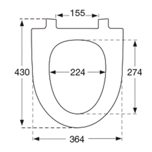 Pressalit Spira 946 Toalettsete