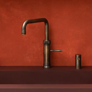 Quooker Classic Fusion Square alt-i-ett retro kjøkkenarmatur