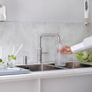 Quooker Classic Fusion Square alt-i-ett retro kjøkkenarmatur