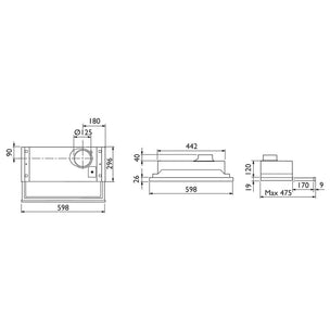 Røroshetta 420 Uttrekksventilator Slim