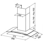 RørosHetta Sigma Ventilator 90cm