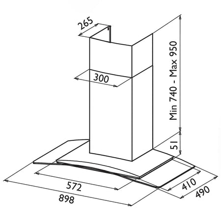 RørosHetta Sigma Ventilator 90cm