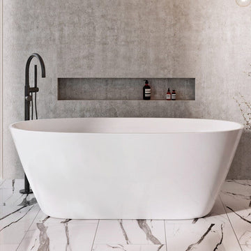 Sanipro Dino 169 Frittstående Badekar Solid Surface