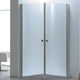 Sanipro Dusjhjørne Camilla Rund Krom / 90x90cm / Klart glass Sanipro Dusjhjørne SA-2029