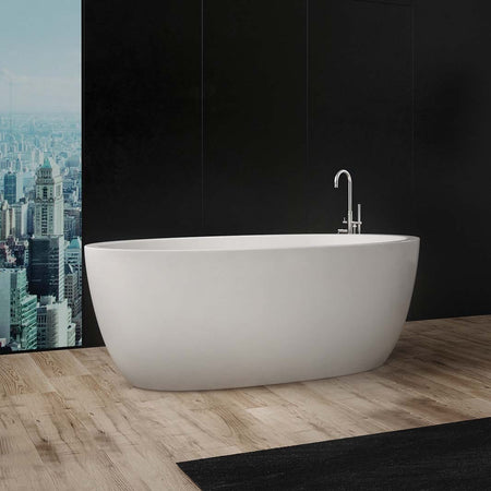 Sanipro Enzo 179 Frittstående Badekar Solid Surface
