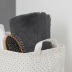 Sealskin Dots rektangulær kurv 21x17 ecru