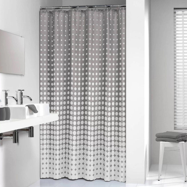 OUTLET: Sealskin Speckles dusjforheng i tekstil