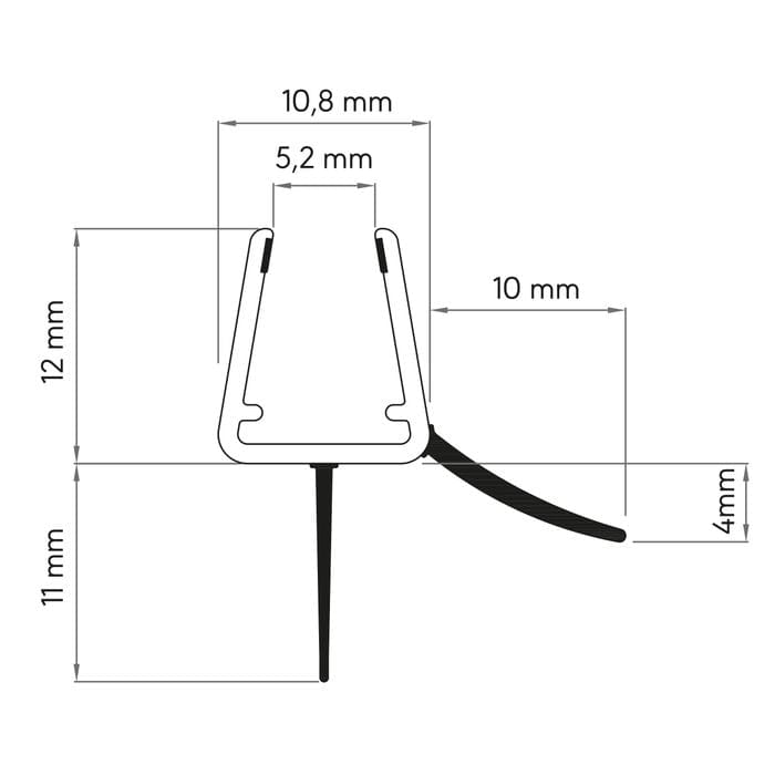Sealskin Universal Bunnlist 6/8mm L100cm