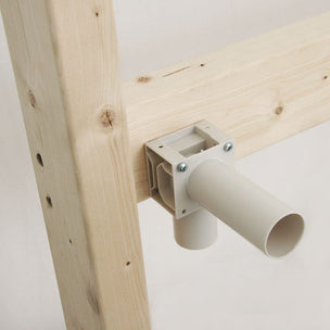 Smartline Bend PP 90° med Veggfeste