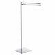Smedbo FK325 Svingbar Håndklestang Gulv Krom Smedbo Håndklestativ SM-FK325