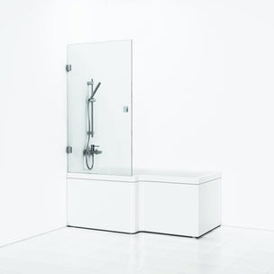 Svedbergs 180° Svingbar Badekarvegg 81cm