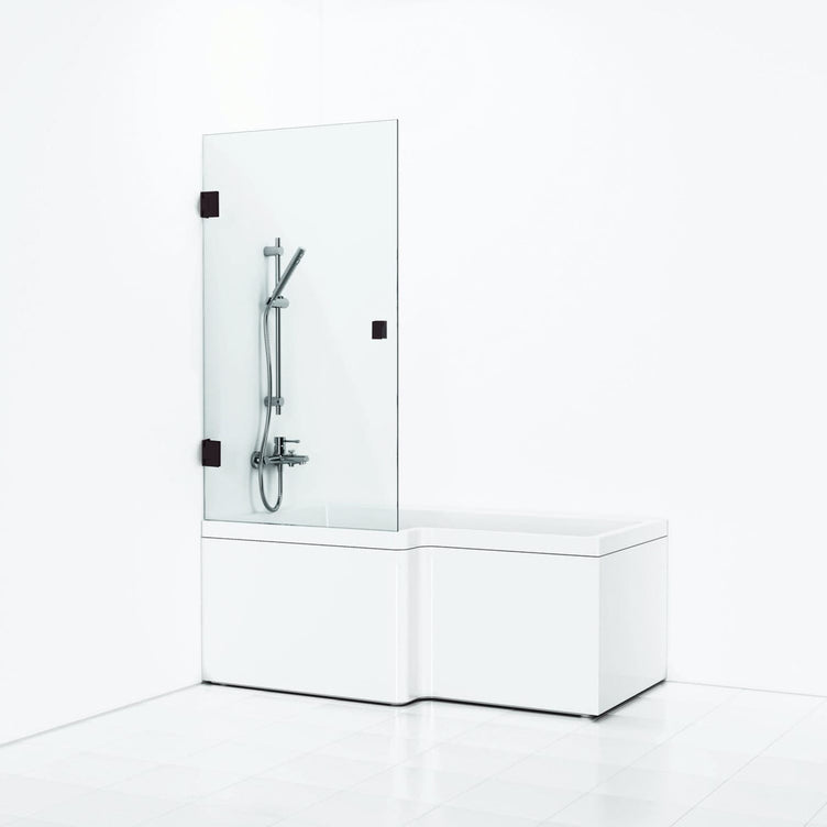 Svedbergs 180° Svingbar Badekarvegg 81cm