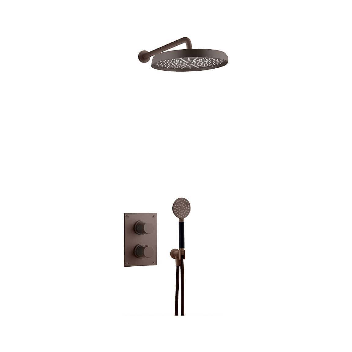 Tapwell ARM7268 ED2 Takdusj Innbygging Bronze Tapwell Blandebatteri innbygging TA-9426732