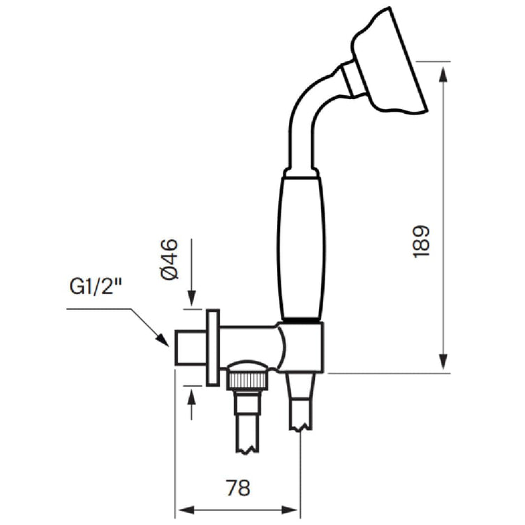 Tapwell Classic BOX300/300 Hånddusj Innbygging