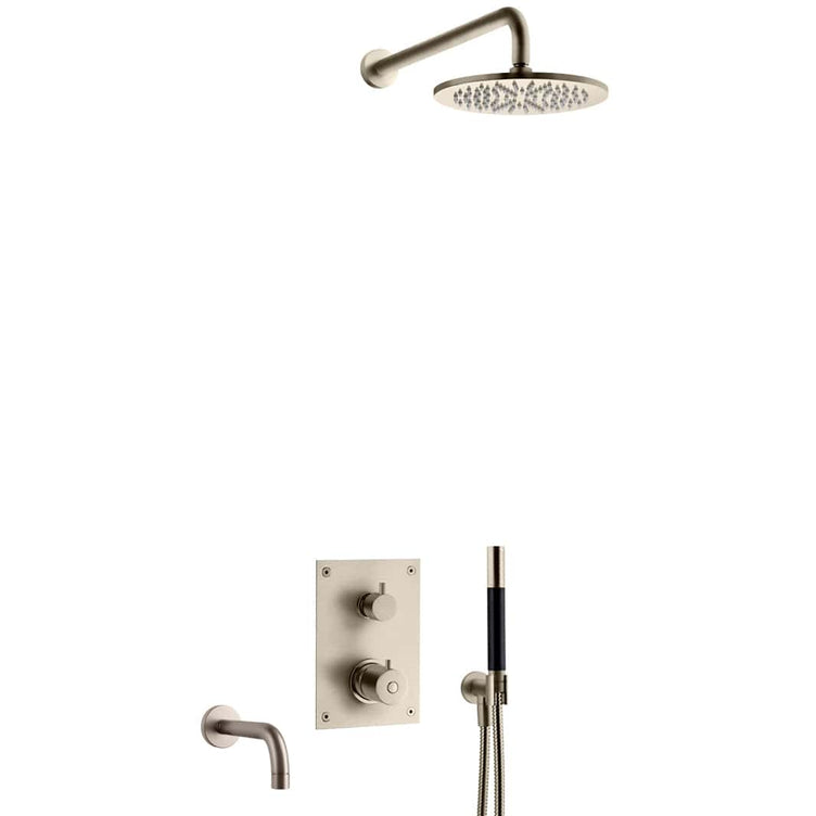 Tapwell BOX7368 ED2 Takdusj Innbygging med badekartut