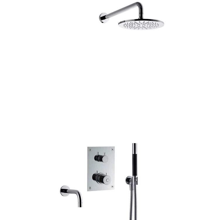 Tapwell BOX7368 ED2 Takdusj Innbygging med badekartut