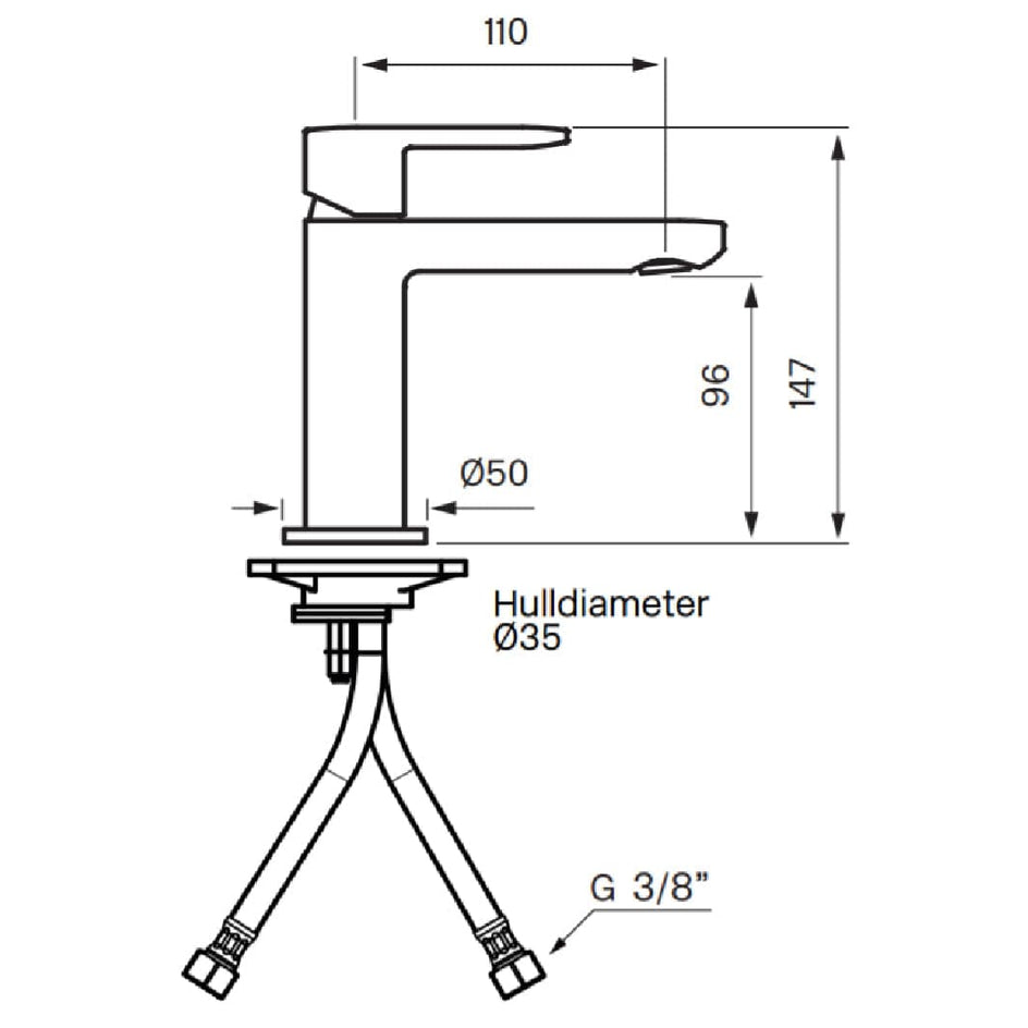 Tapwell CA071 Servantbatteri Tapwell Servantbatteri