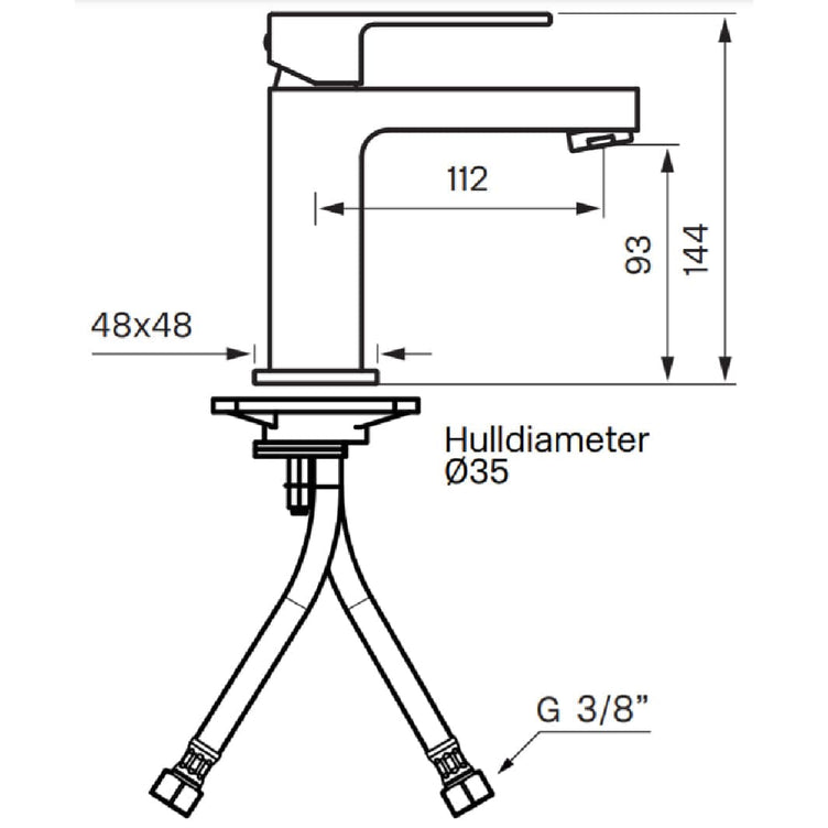 Tapwell EF071 CR Servantbatteri