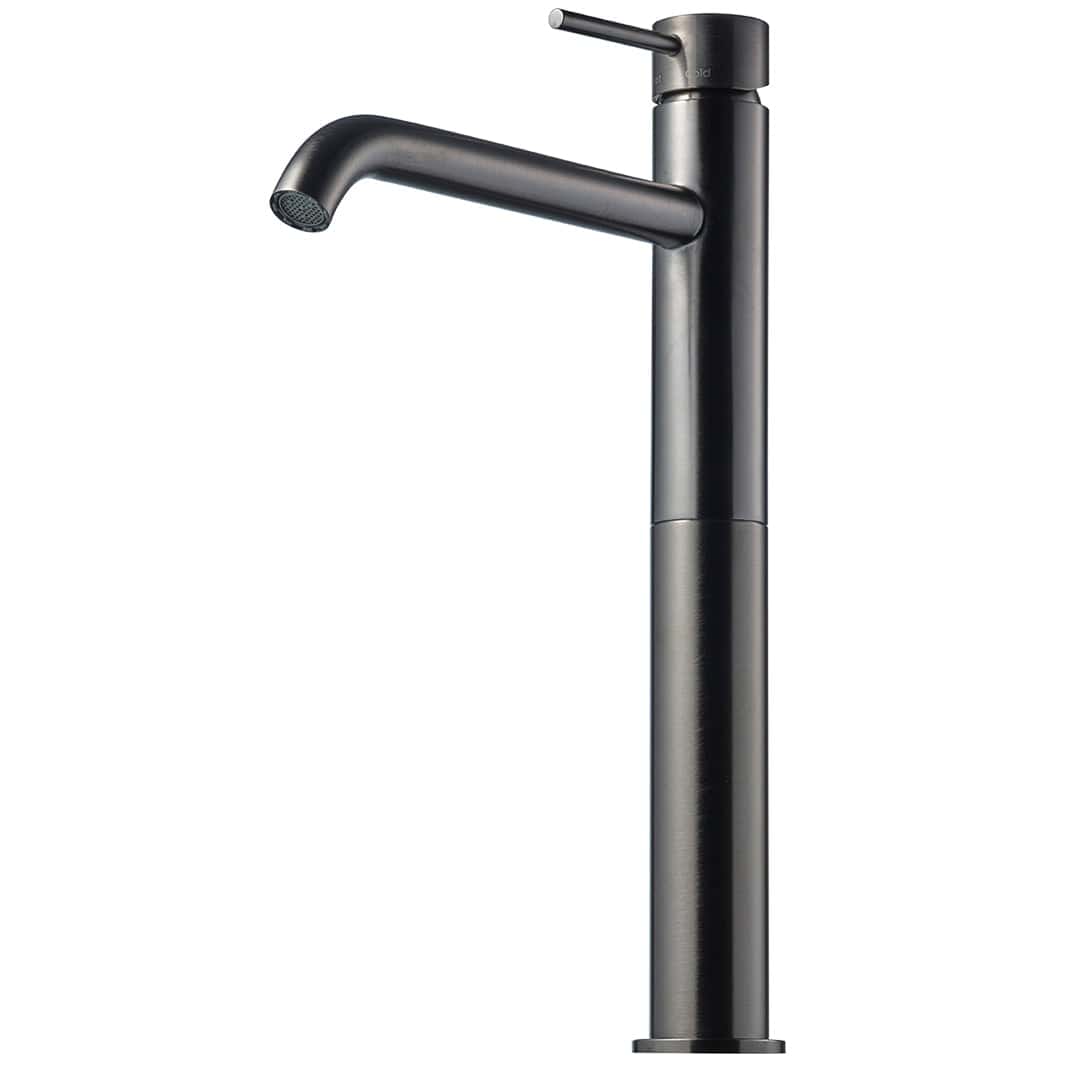Tapwell EVM082 Høy Servantbatteri Brushed black chrome Tapwell Servantbatteri TA-9424373