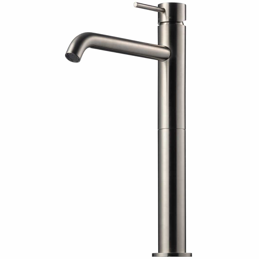 Tapwell EVM082 Høy Servantbatteri Brushed nickel Tapwell Servantbatteri TA-9424374