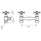 Tapwell Classic FBLV168 Dusjbatteri 2-greps