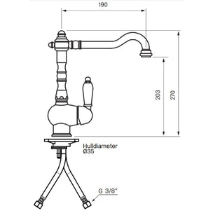 Tapwell Classic FME071 Servantbatteri